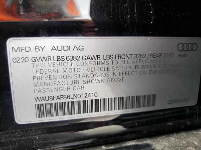 Photo 12 VIN: WAU8EAF86LN012410 - AUDI A8 L 