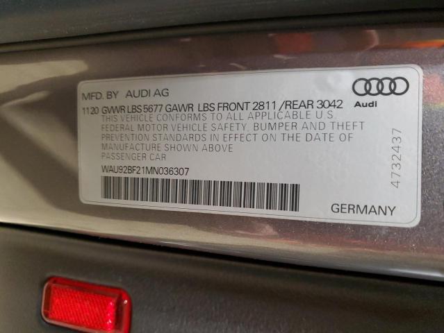 Photo 11 VIN: WAU92BF21MN036307 - AUDI A6 