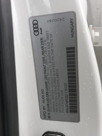 Photo 11 VIN: WAUA7GFF2G1115107 - AUDI A3 PREMIUM 