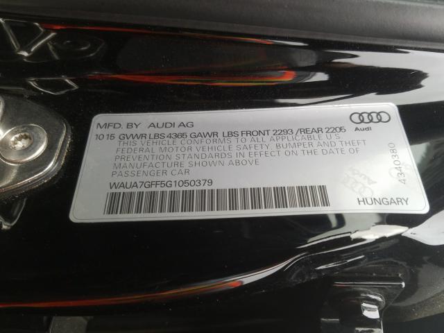 Photo 9 VIN: WAUA7GFF5G1050379 - AUDI A3 PREMIUM 