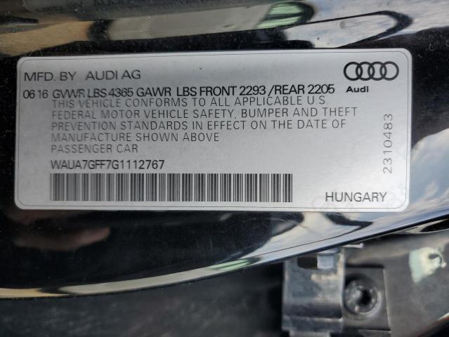 Photo 11 VIN: WAUA7GFF7G1112767 - AUDI A3 PREMIUM 