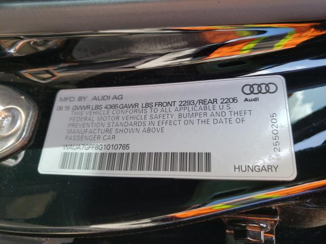 Photo 9 VIN: WAUA7GFF8G1010765 - AUDI A3 