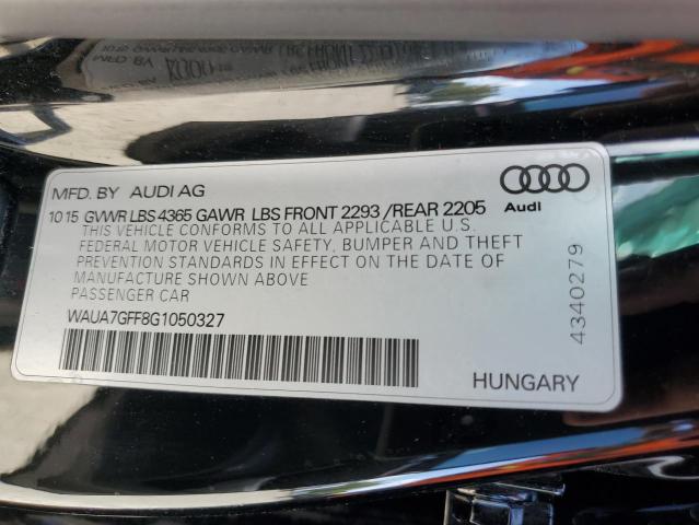 Photo 11 VIN: WAUA7GFF8G1050327 - AUDI A3 