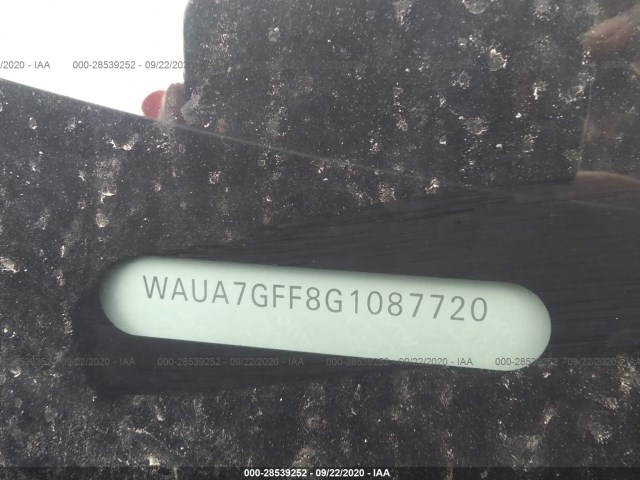 Photo 8 VIN: WAUA7GFF8G1087720 - AUDI A3 