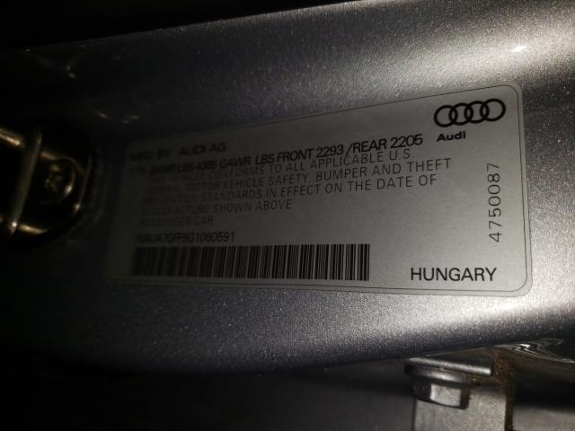 Photo 9 VIN: WAUA7GFF9G1060591 - AUDI A3 PREMIUM 