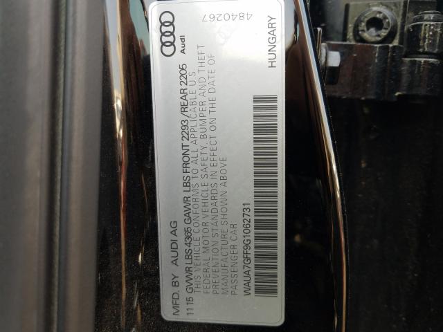 Photo 9 VIN: WAUA7GFF9G1062731 - AUDI A3 PREMIUM 