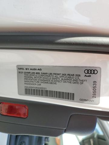 Photo 11 VIN: WAUABAF43NA005321 - AUDI A4 PREMIUM 