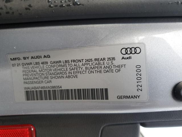 Photo 11 VIN: WAUABAF46MA086054 - AUDI A4 