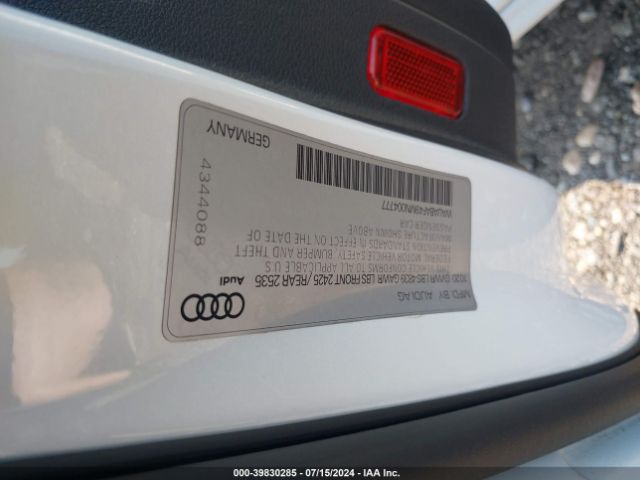 Photo 8 VIN: WAUABAF49MN004777 - AUDI A4 