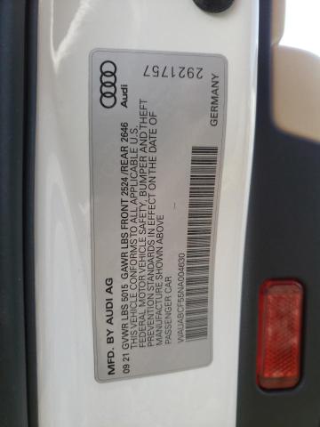 Photo 9 VIN: WAUABCF55NA004630 - AUDI A5 PREMIUM 