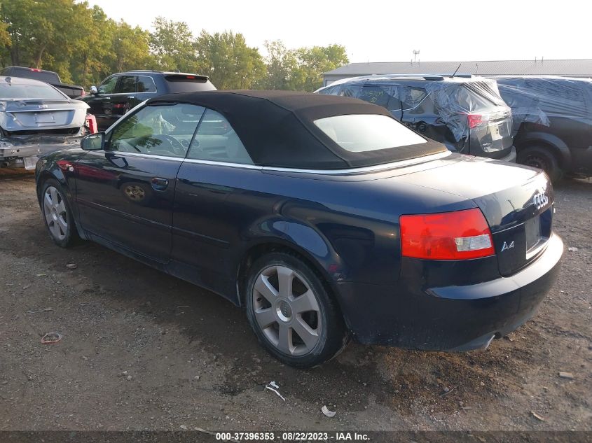 Photo 2 VIN: WAUAC48H74K007919 - AUDI A4 