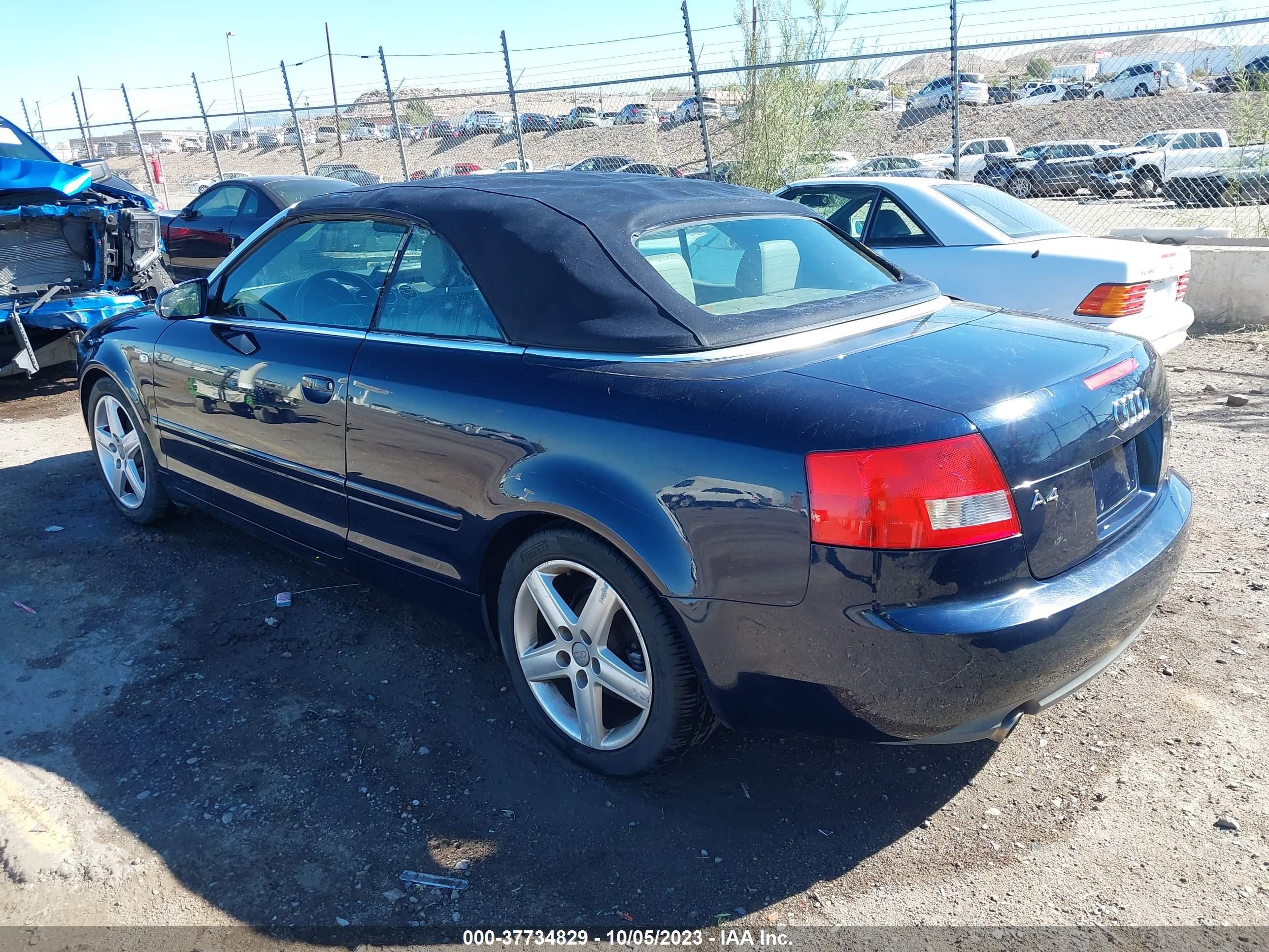 Photo 2 VIN: WAUAC48H83K025070 - AUDI A4 