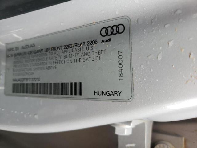 Photo 9 VIN: WAUACGFF3F1137210 - AUDI A3 PREMIUM 