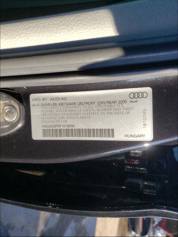 Photo 9 VIN: WAUACGFF5F1018090 - AUDI A3 PREMIUM 