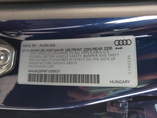 Photo 9 VIN: WAUACGFF6F1035531 - AUDI A3 