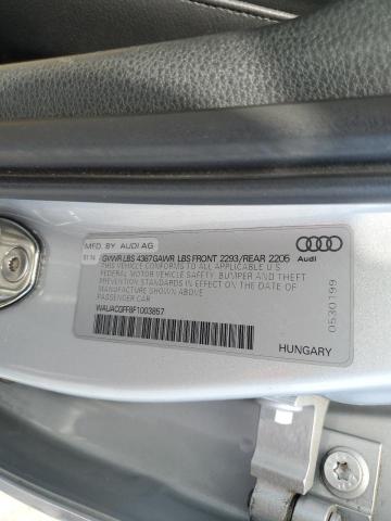 Photo 11 VIN: WAUACGFF8F1003857 - AUDI A3 PREMIUM 