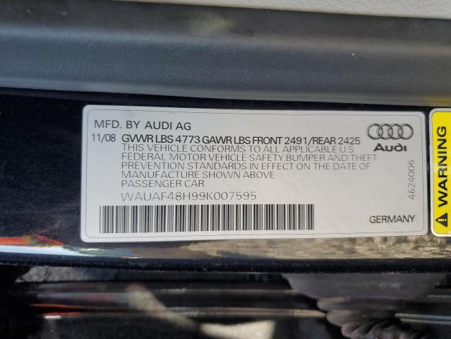 Photo 11 VIN: WAUAF48H99K007595 - AUDI A4 