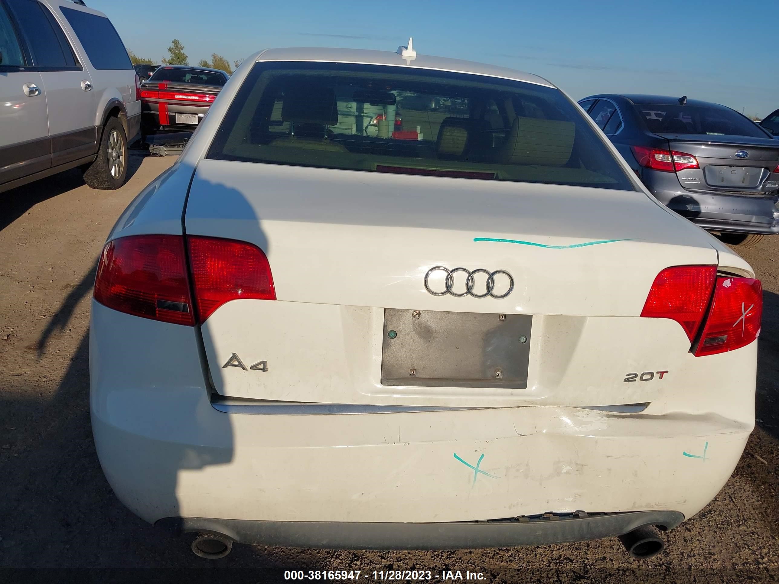 Photo 5 VIN: WAUAF78E06A183167 - AUDI A4 