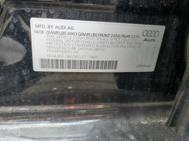 Photo 11 VIN: WAUAF78E06A271989 - AUDI A4 2 TURBO 