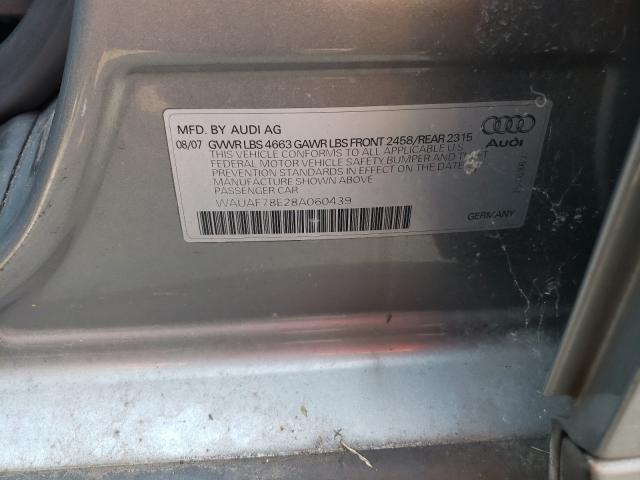 Photo 9 VIN: WAUAF78E28A060439 - AUDI A4 