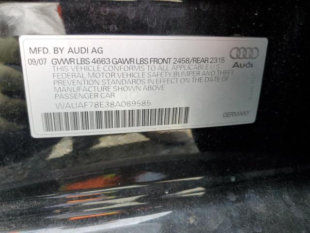 Photo 11 VIN: WAUAF78E38A069585 - AUDI A4 2.0T 