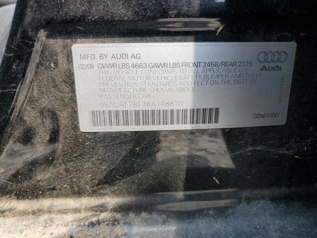 Photo 11 VIN: WAUAF78E38A148870 - AUDI A4 2.0T 