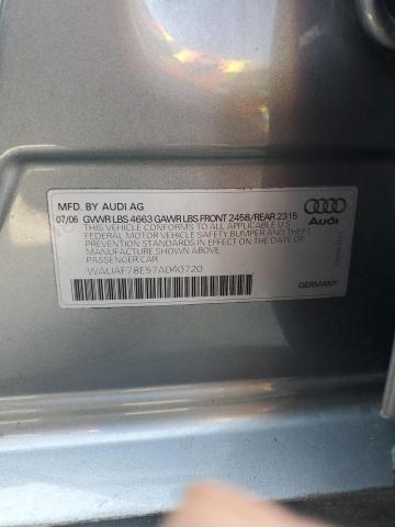 Photo 11 VIN: WAUAF78E57A040720 - AUDI A4 2 