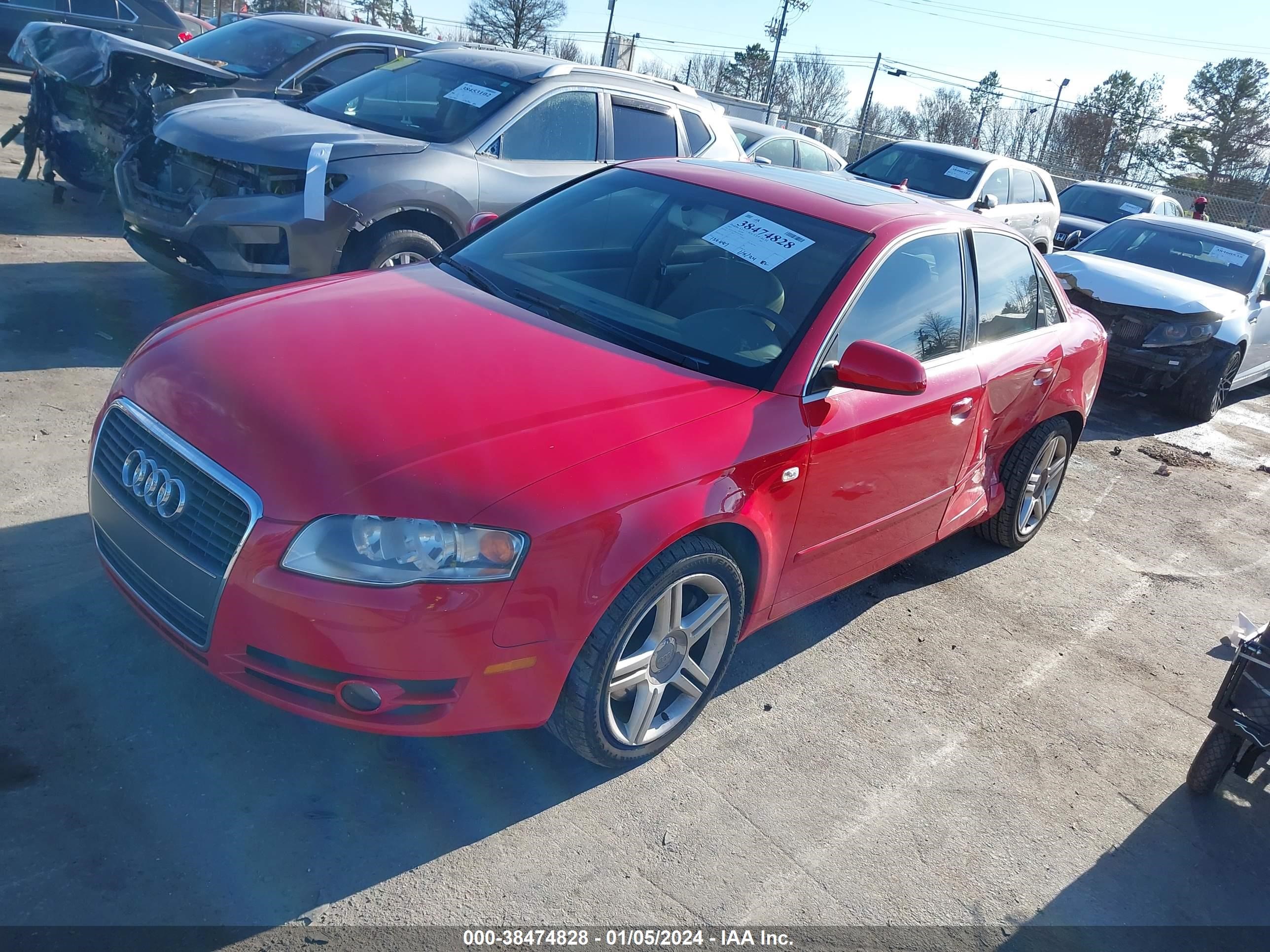 Photo 1 VIN: WAUAF78E87A276620 - AUDI A4 