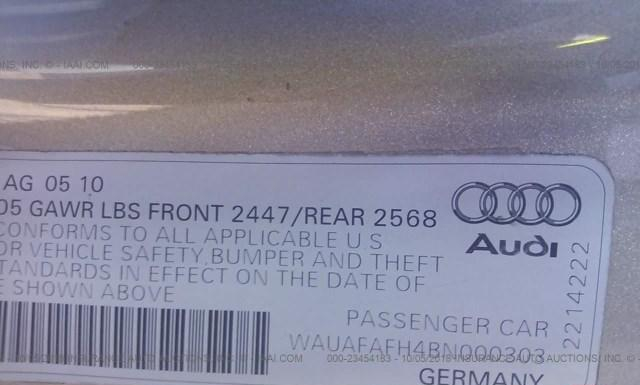 Photo 8 VIN: WAUAFAFH4BN000303 - AUDI A5 