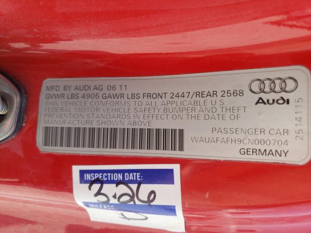 Photo 9 VIN: WAUAFAFH9CN000704 - AUDI A5 PREMIUM 