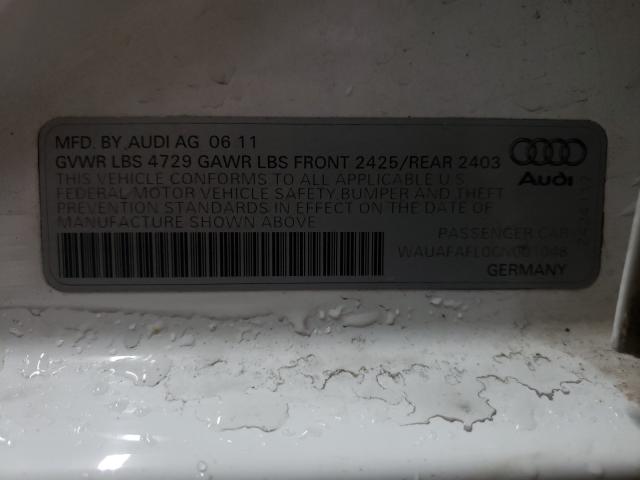 Photo 9 VIN: WAUAFAFL0CN001048 - AUDI A4 PREMIUM 