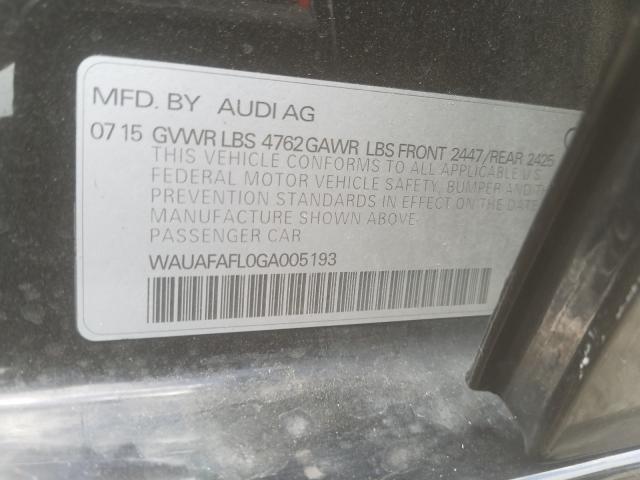 Photo 9 VIN: WAUAFAFL0GA005193 - AUDI A4 PREMIUM 