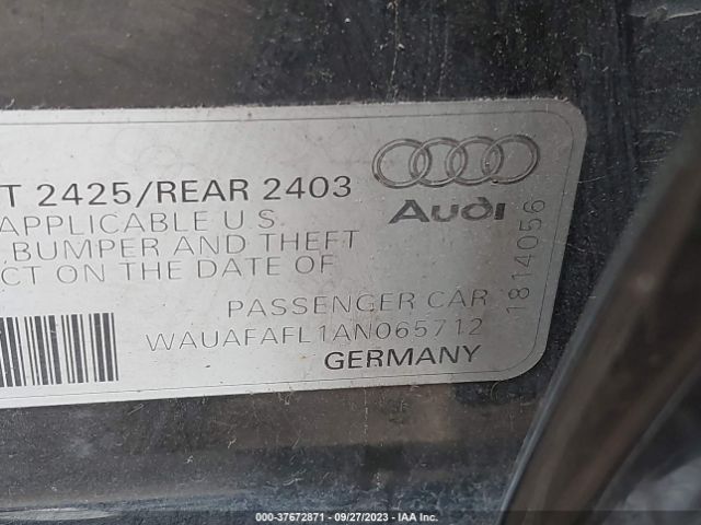 Photo 8 VIN: WAUAFAFL1AN065712 - AUDI A4 