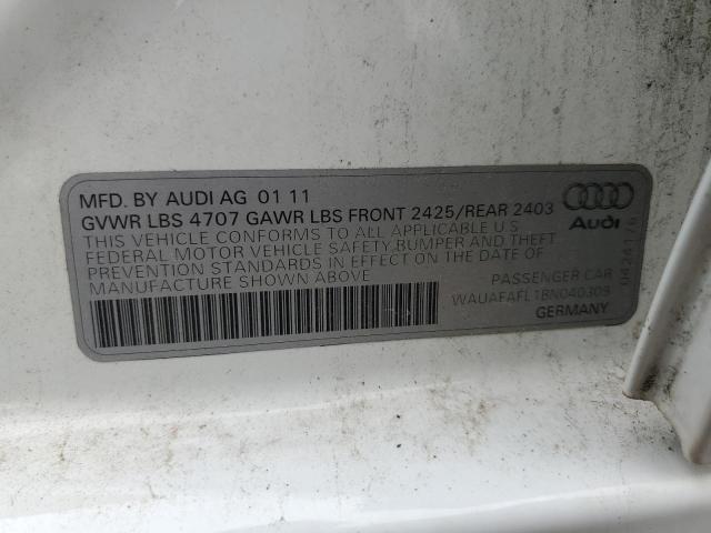 Photo 11 VIN: WAUAFAFL1BN040309 - AUDI A4 PREMIUM 