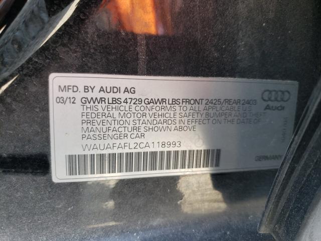 Photo 9 VIN: WAUAFAFL2CA118993 - AUDI A4 PREMIUM 