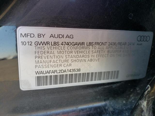 Photo 9 VIN: WAUAFAFL2DA143538 - AUDI A4 PREMIUM 