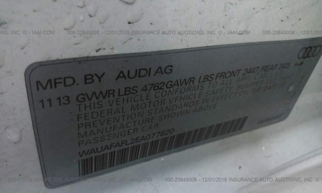 Photo 8 VIN: WAUAFAFL2EA077820 - AUDI A4 