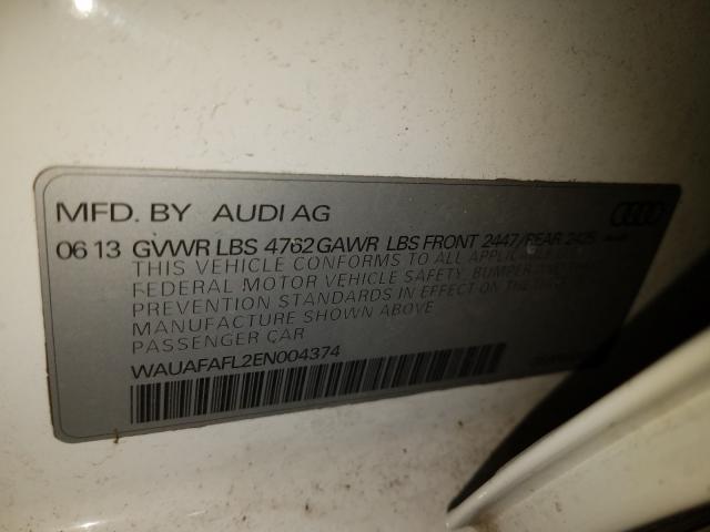 Photo 9 VIN: WAUAFAFL2EN004374 - AUDI A4 