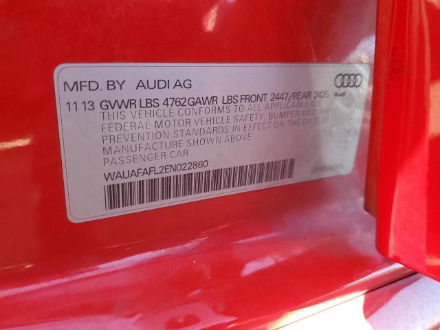 Photo 11 VIN: WAUAFAFL2EN022860 - AUDI A4 PREMIUM 