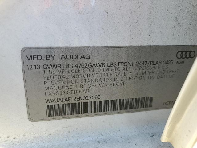 Photo 12 VIN: WAUAFAFL2EN027086 - AUDI A4 PREMIUM 