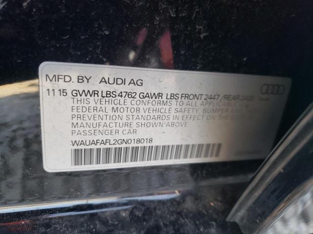 Photo 11 VIN: WAUAFAFL2GN018018 - AUDI A4 