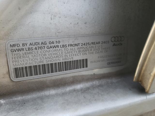 Photo 9 VIN: WAUAFAFL3AN065680 - AUDI A4 PREMIUM 