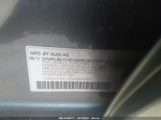 Photo 8 VIN: WAUAFAFL3DA083060 - AUDI A4 