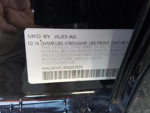 Photo 9 VIN: WAUAFAFL3EN033379 - AUDI A4 PREMIUM 