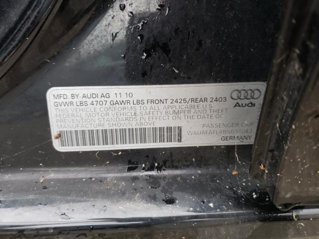 Photo 9 VIN: WAUAFAFL4BN034083 - AUDI A4 