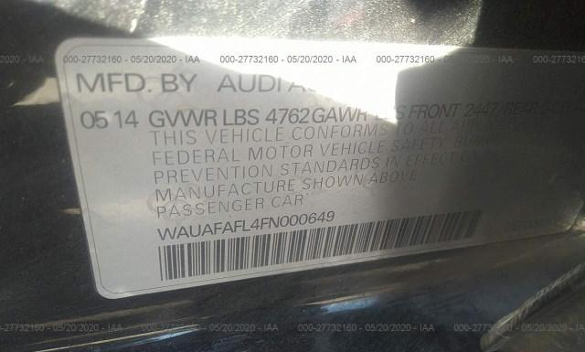 Photo 8 VIN: WAUAFAFL4FN000649 - AUDI A4 