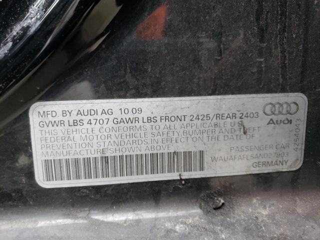 Photo 11 VIN: WAUAFAFL5AN027903 - AUDI A4 PREMIUM 