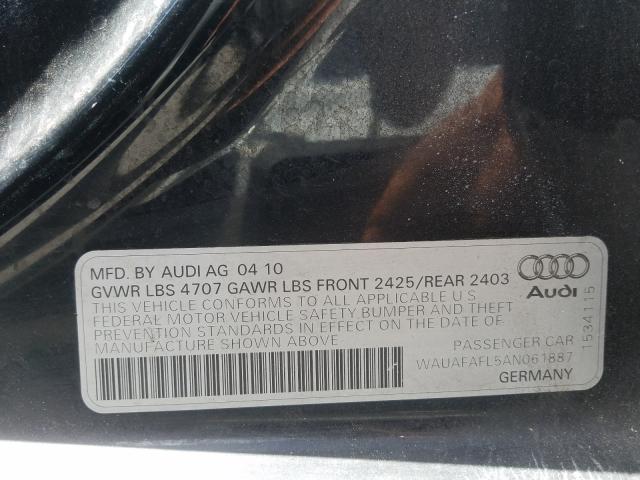 Photo 9 VIN: WAUAFAFL5AN061887 - AUDI A4 PREMIUM 