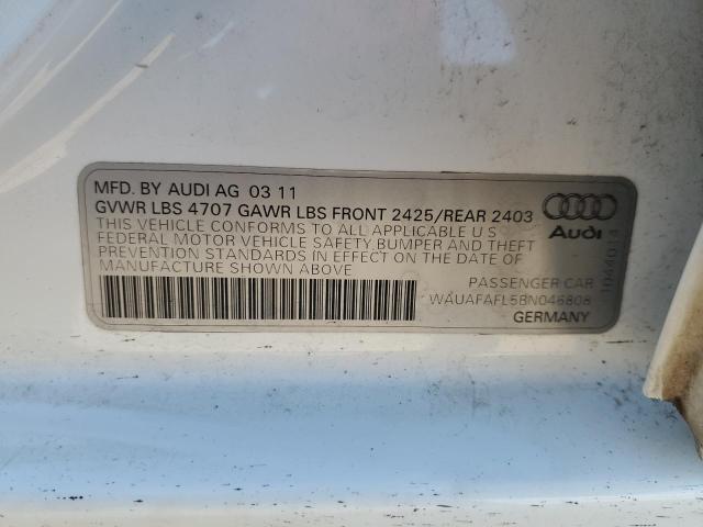 Photo 9 VIN: WAUAFAFL5BN046808 - AUDI A4 PREMIUM 