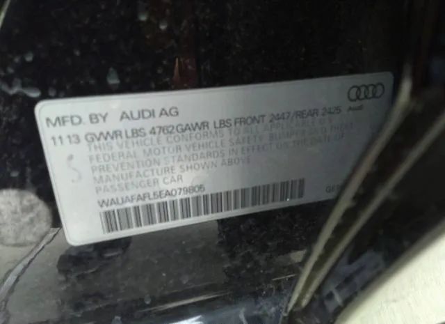 Photo 8 VIN: WAUAFAFL5EA079805 - AUDI A4 